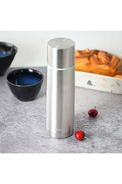 Fissman Double Wall Vacuum Flask - Stainless Steel - 1000 ml