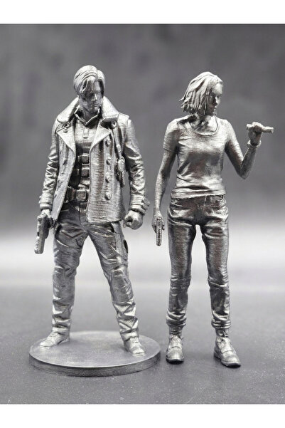 3DEpics Resident Evil 9: Requiem - Leon S. Kennedy & Grace Ashcroft İkili Fig...
