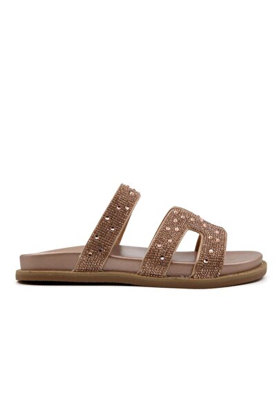 Ewoll 261-4045 Gold Women's Slippers