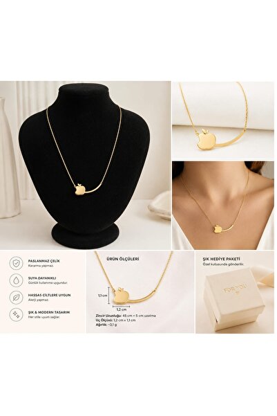 Dilerce Steel Style Necklace