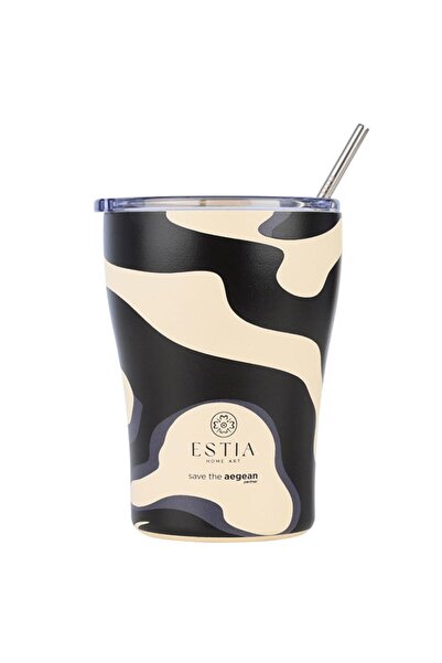 estia Θερμός Κούπα Καφέ με Καλαμάκι Bold Drift Save The Aegean 01-31794 350ml...
