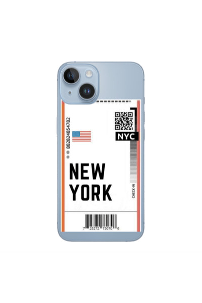 Other Apple iPhone 14 Plus New York NYC Transparent Silicone TPU Θήκη
