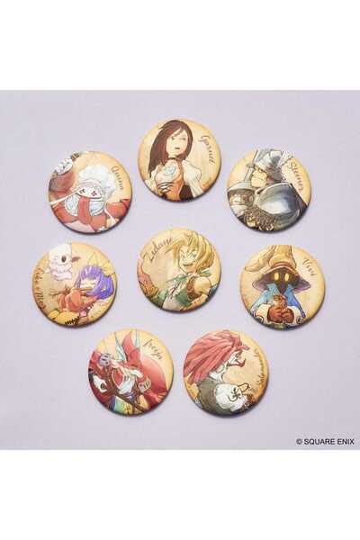 OEM Set 8 magneti Final Fantasy IX, 25 de ani, multicolor
