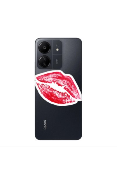 Other Xiaomi Redmi 13C Drooling Tongue Transparent Silicone TPU Θήκη