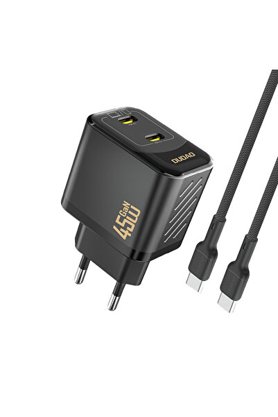 DUDAO A28PCEU Încărcător GaN cu două porturi USB-C de 45W