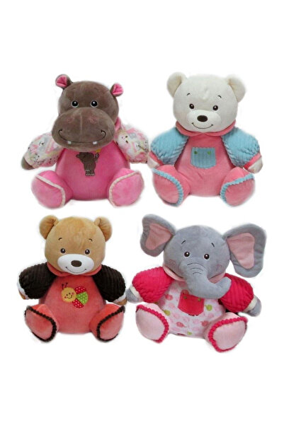 OEM Set plusuri Sun-Day, animale diferite, 40 cm, multicolor, 4 bucati