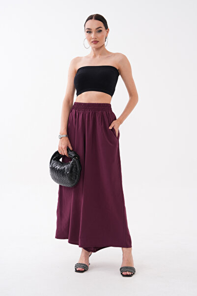 Mega Life Glos Fabric Pants with Skirt