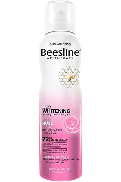 Beesline Whitening Elder Rose Deodorant, Hair Delaying Effect, Alum Rock, Bee...