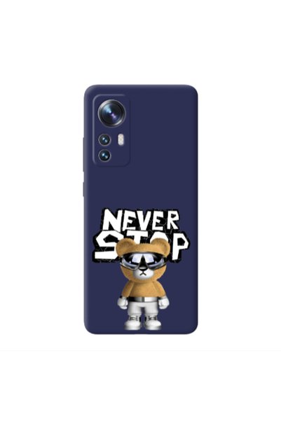 Other Xiaomi Mi 12 Pro Never stop Dark blue Colored Silicone TPU Θήκη