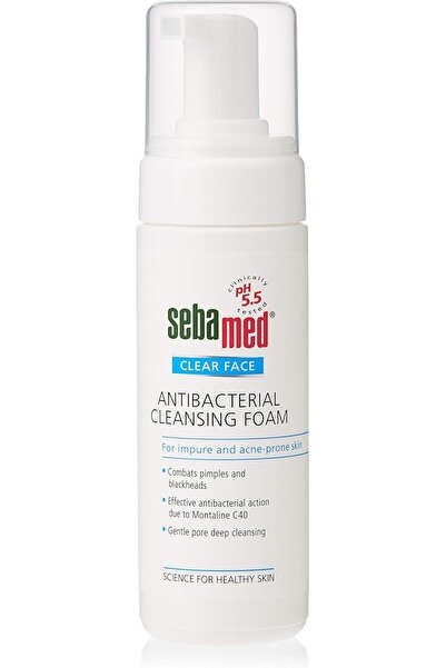 Sebamed Clear Face Antibacterial Cleansing Foam, 150 ml