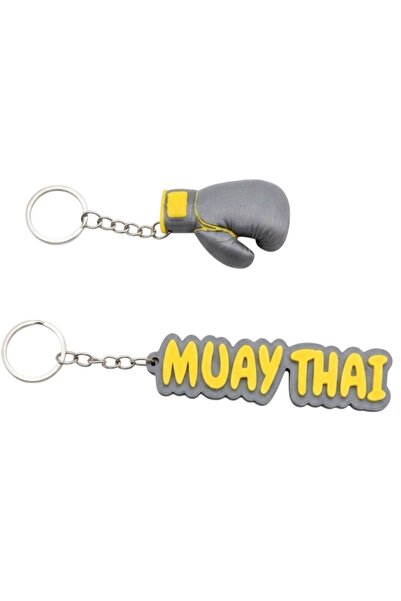 MOTUN Kick Boxing, Muay Thai Boxing Keychain Set of 2
