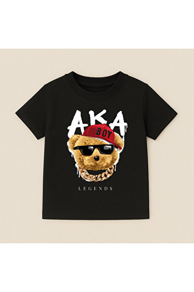 SVART WEAR Dečija i tinejdžerska majica sa kratkim rukavima od pamuka, sa pri...
