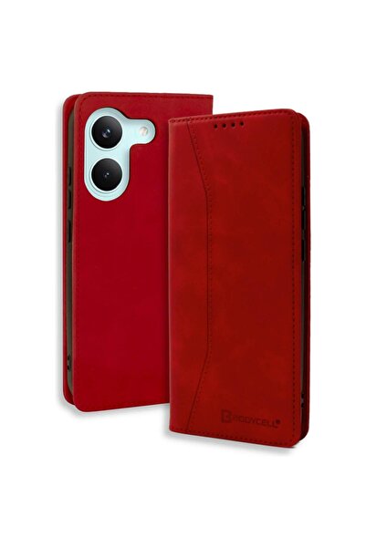 Bodycell Θήκη Xiaomi Poco X8 Pro Book Case Πορτοφόλι - Red