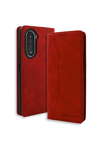 Bodycell Θήκη Xiaomi Poco M7 4G Book Case Πορτοφόλι - Red