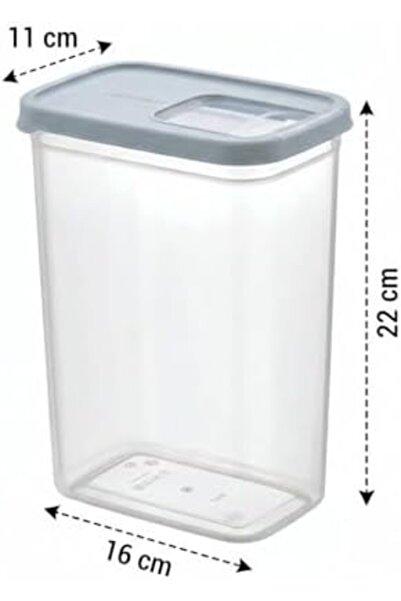 Yıldızan Pazaralanı Store Transparent Food Container with Lid, Storage and Or...