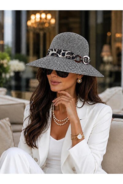 kuru Short Brim Luxury Straw Hat for Women (56-58 cm) (Adjustable String Insi...