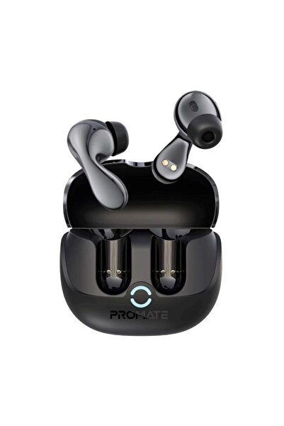 Promate High-Definition Hybrid ANC TWS Earbuds with IntelliTouch blcak