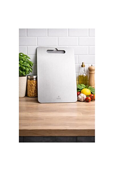 Empressco Stainless Steel Chopping Board, 20X30 Cm, Durable and Stylish Design