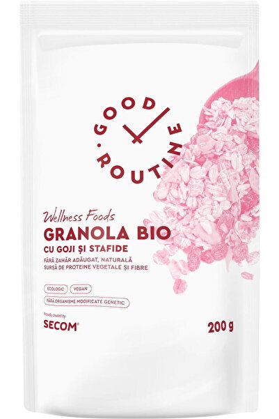 Good Routine Granola cu Goji si Stafide Ecologica/Bio 200g