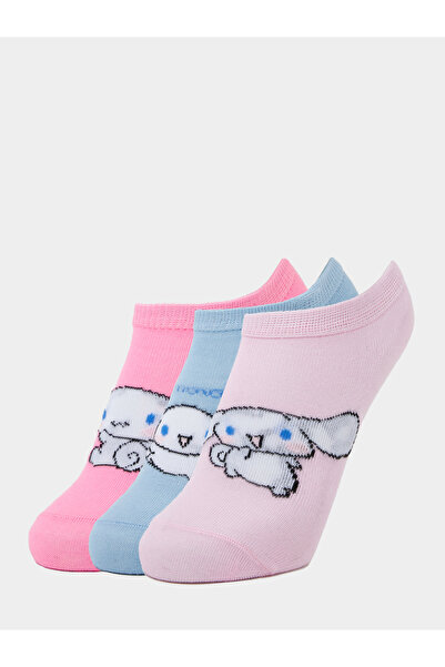 Styli Girls Set of 3 - Cinamon Roll Ankle Socks