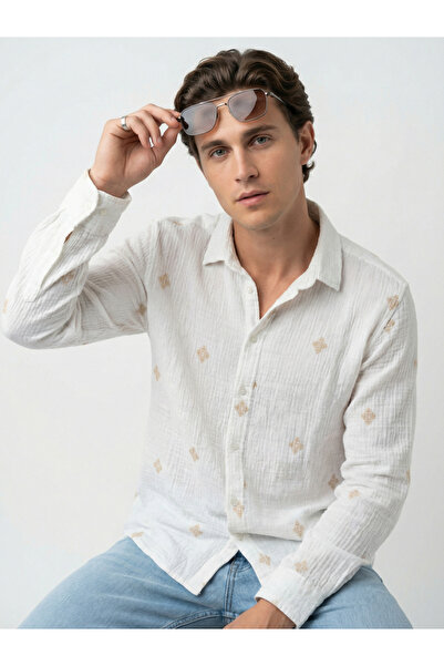 TRULOOM By Styli Men Relaxed Printed Casual Shirt