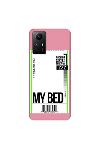 Other Xiaomi Redmi Note 12s My Bed ZZZ Pink Colored Silicone TPU Θήκη