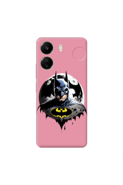 Other Xiaomi Redmi 13C Batman 3 Pink Colored Silicone TPU Θήκη