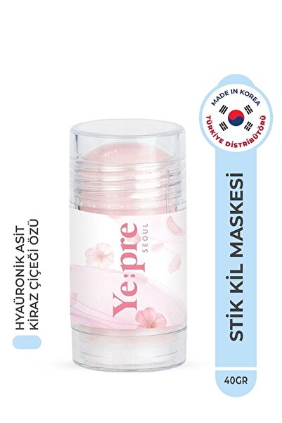 Ye:pre Cherry Blossom Mud Stick Mask Moisturizing Hyaluronic Acid Clay Mask K...