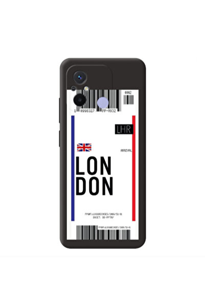 Other Xiaomi Redmi 12C London Arrival Black Colored Silicone TPU Θήκη