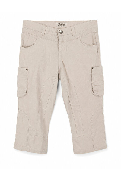 Evendi Pantaloni trei sferturi, Crem