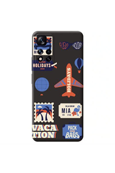 Other Xiaomi Redmi Note 11 Pro 5G Vacation Black Colored Silicone TPU Θήκη