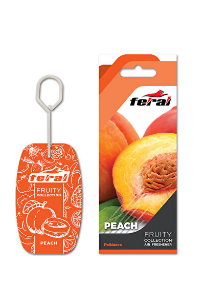 OEM Αρωματικό Αυτοκινήτου Κρεμαστό Feral Fruity Collection Peach 1 Τεμάχιο