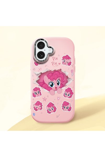 CASEVIBE iPhone 17 Uyumlu Sevimli Pony Yırtık Kağıt Desenli Kız Telefon Kılıfı