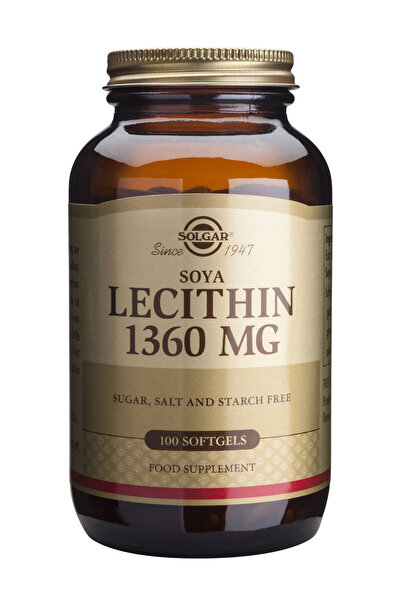 Solgar Lecithin 1360mg 100cps (Lecitina din soia)