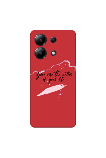 Other Xiaomi Redmi Note 13 4G You are the authors Red Colored Silicone TPU Θήκη