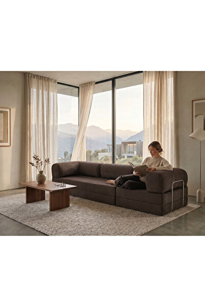 NESTİME 300X100 Modüler Sünger Kanepe,Taşınabilir, Yatak Olabilen,22 DNS Sünger