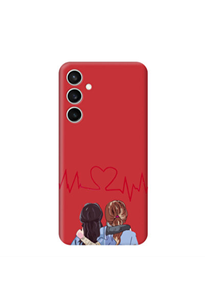 Other Samsung S24 Plus Bro Red Colored Silicone TPU Θήκη