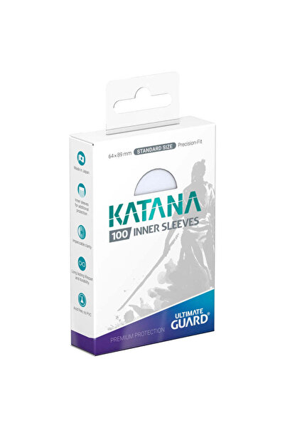 Ultimate Guard Katana Inner Sleeves Standard Size (100) - Transparent