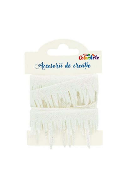 MC Micostore Accesorii creatie - panglica decorativa, turturi argintiu perlat...