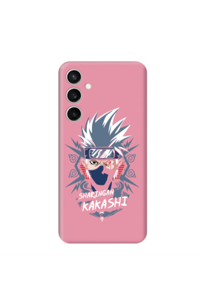Other Samsung S24 FE Anime Mangoo Pink Colored Silicone TPU Θήκη