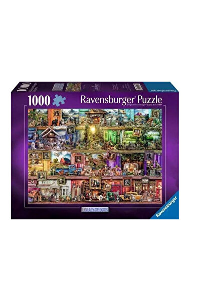 RAVENSBURGER Puzzle 1000 piese - Biblioteca canina, Aimee Stewart