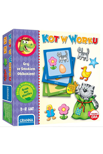 Granna Joc de societate Zabawa w Kota cu figurina multicolor 21x21cm