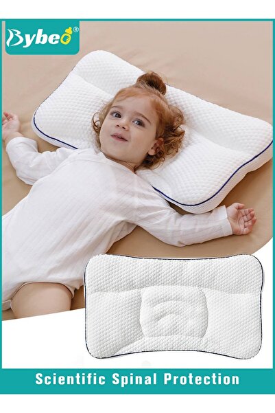 BYBEO Baby Nursing Sleeping Pillow, Toddler Pillow for Sleeping, Kids Spine P...