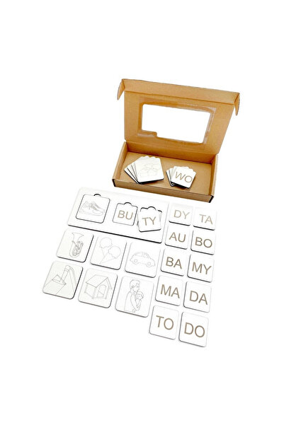 Colorado Puzzle silabic partea 2, set pentru învățarea citirii, 28 piese