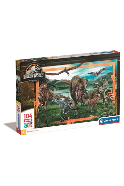 CLEMENTONI Puzzle 104 piese Clementoni, Jurassic World, 4 ani+, Multicolor