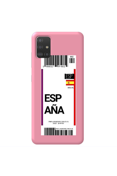 Other Samsung A51 Espana Arrival Pink Colored Silicone TPU Θήκη