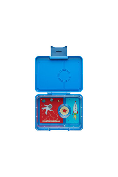 YumBox Σνακ 3 τμημάτων Surf Blue / Δίσκος Rocket