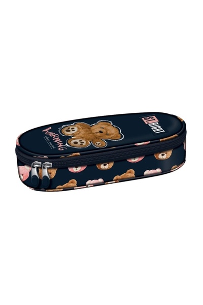 MC Micostore Penar neechipat Teddy Bear, 1 fermoar, 1 extensie, bleumarin