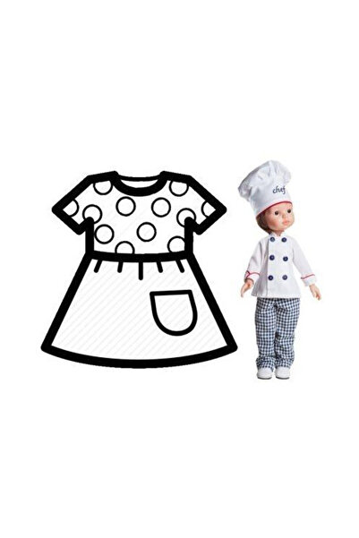 OEM Haine pentru păpuși Paola Reina 32 cm, set de îmbrăcăminte, ambalaj original