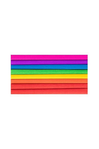 OEM Hartie creponata GDD 25x200 cm, mix culori, multicolor, set 8 bucati